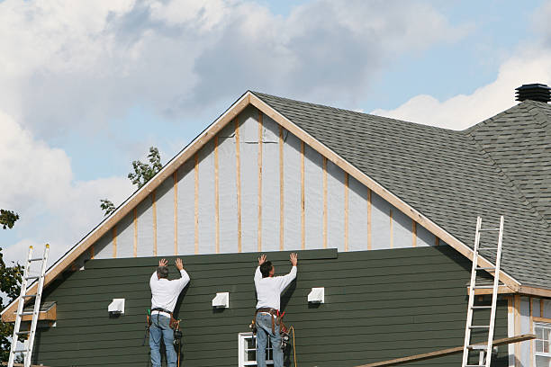 Professional Emergency Siding Repair technician working in Harleysville, PA